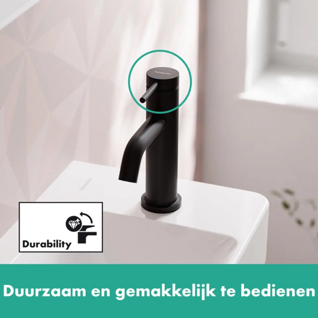 Hansgrohe Tecturis S 73313670 Toiletkraan - Mat Zwart - afbeelding 6 van 6