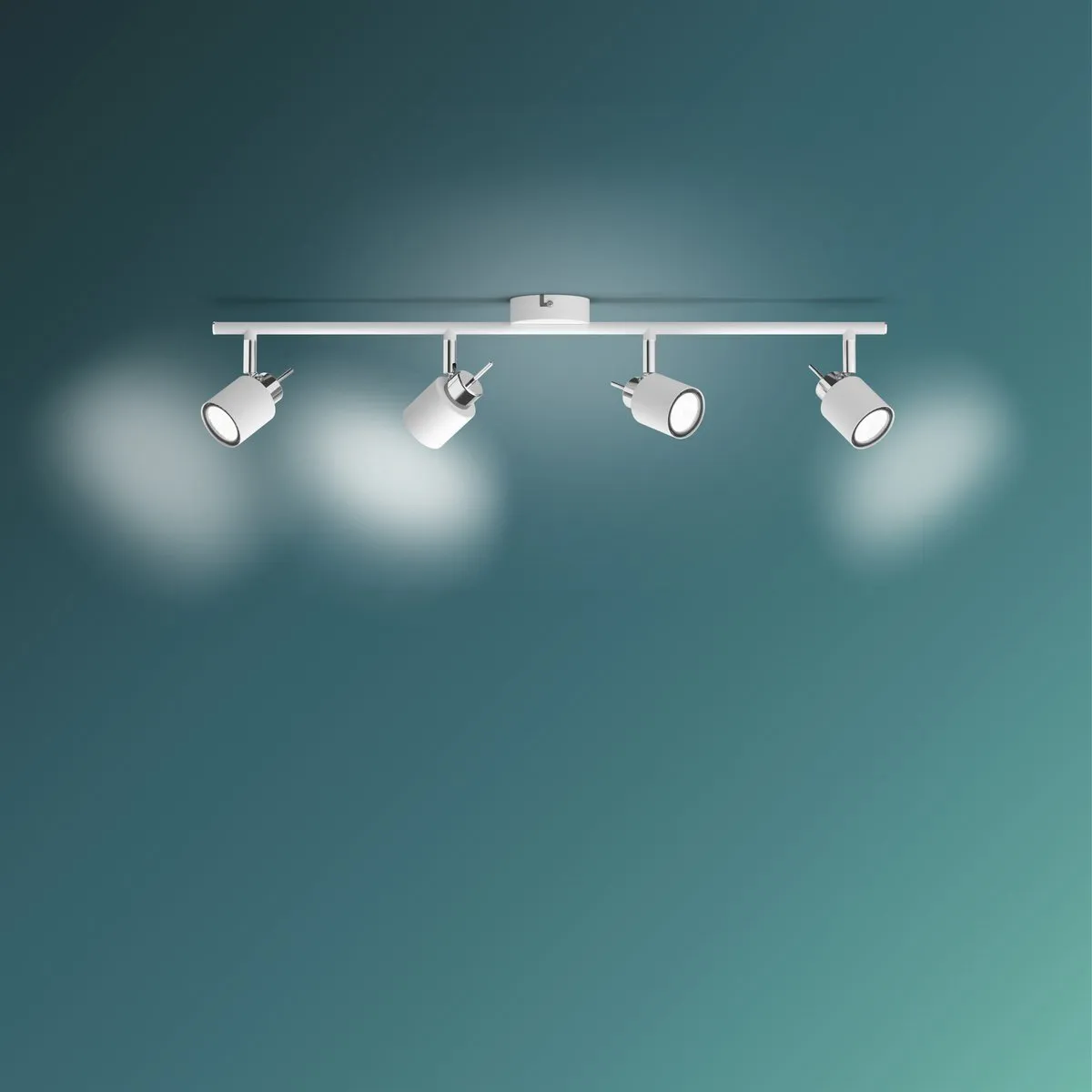 Philips Meranti Opbouwspot 4-Lichts - Wit