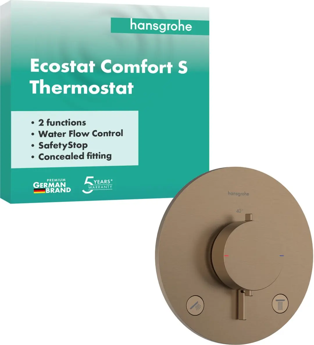 Hansgrohe Ecostat Comfort S 33715140 Inbouwthermostaat - afbeelding 2 van 6
