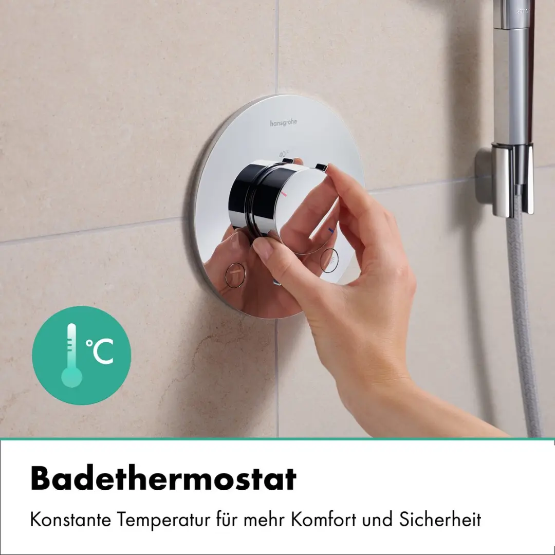 Hansgrohe Ecostat Comfort S 33718000 Inbouwthermostaat - afbeelding 5 van 6