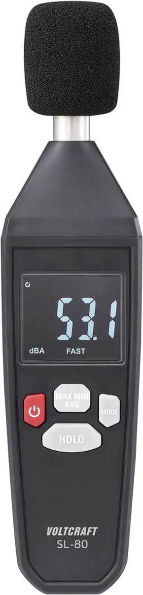 Voltcraft SL-80 Decibelmeter - 30-130 dB - afbeelding 5 van 5