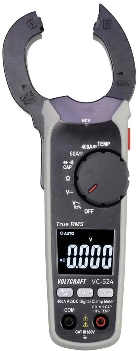 Voltcraft VC-524 Digitale Stroomtang - CAT III 600 V - afbeelding 3 van 4