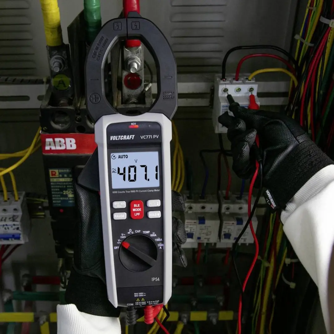 Voltcraft VC771 PV Stroomtang Digitaal Datalogger - afbeelding 2 van 6