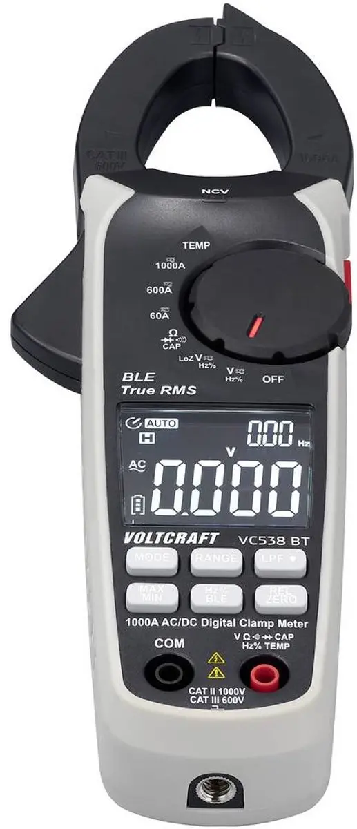 Voltcraft VC538 Digitale Stroomtang - CAT III 600V - afbeelding 2 van 6