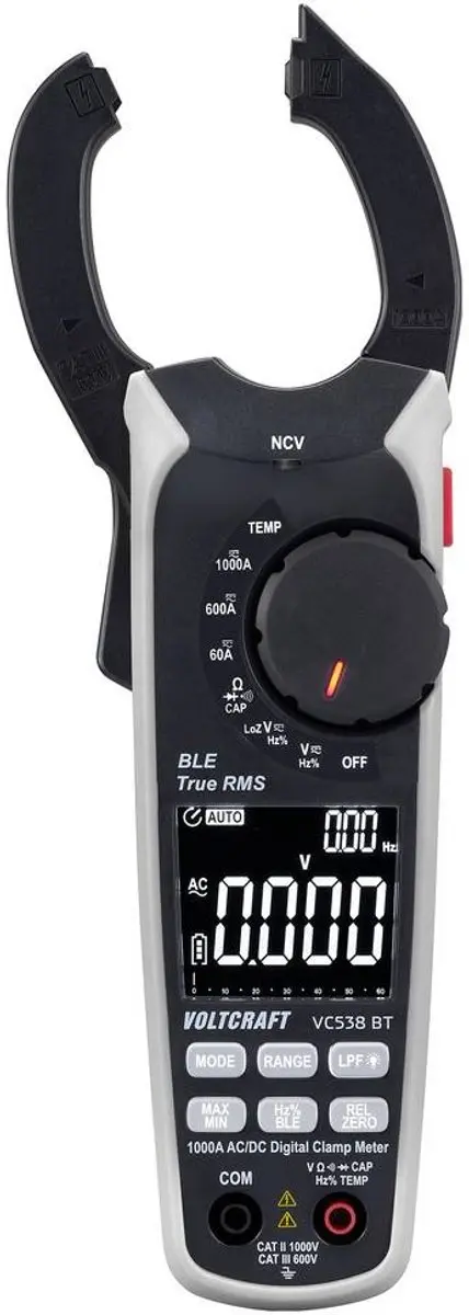 Voltcraft VC538 Digitale Stroomtang - CAT III 600V - afbeelding 3 van 6