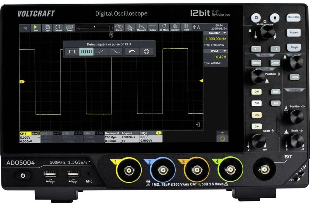 Voltcraft ADO-5004 Digitale Oscilloscoop