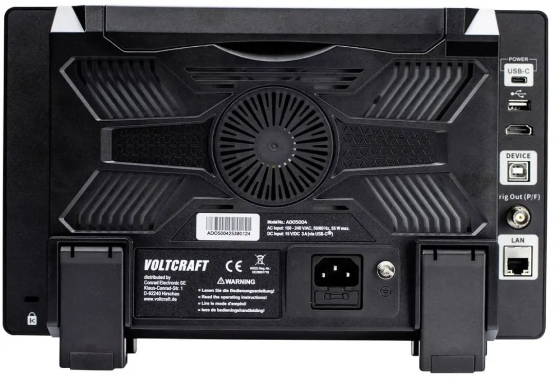 Voltcraft ADO-5004 Digitale Oscilloscoop - 500 MHz - afbeelding 4 van 6