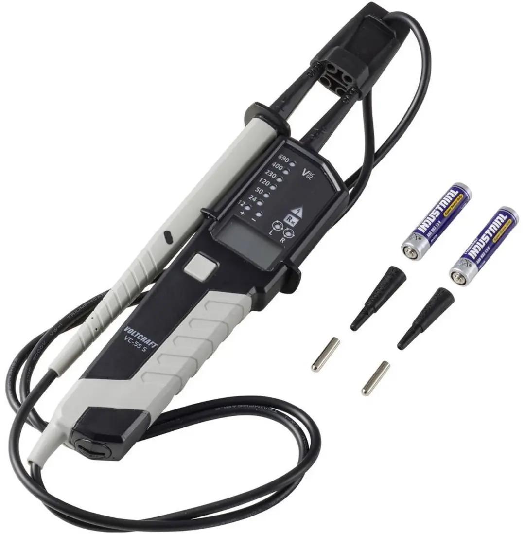Voltcraft VC-55 S Tweepolige Spanningstester CAT III 1000 V - afbeelding 3 van 4