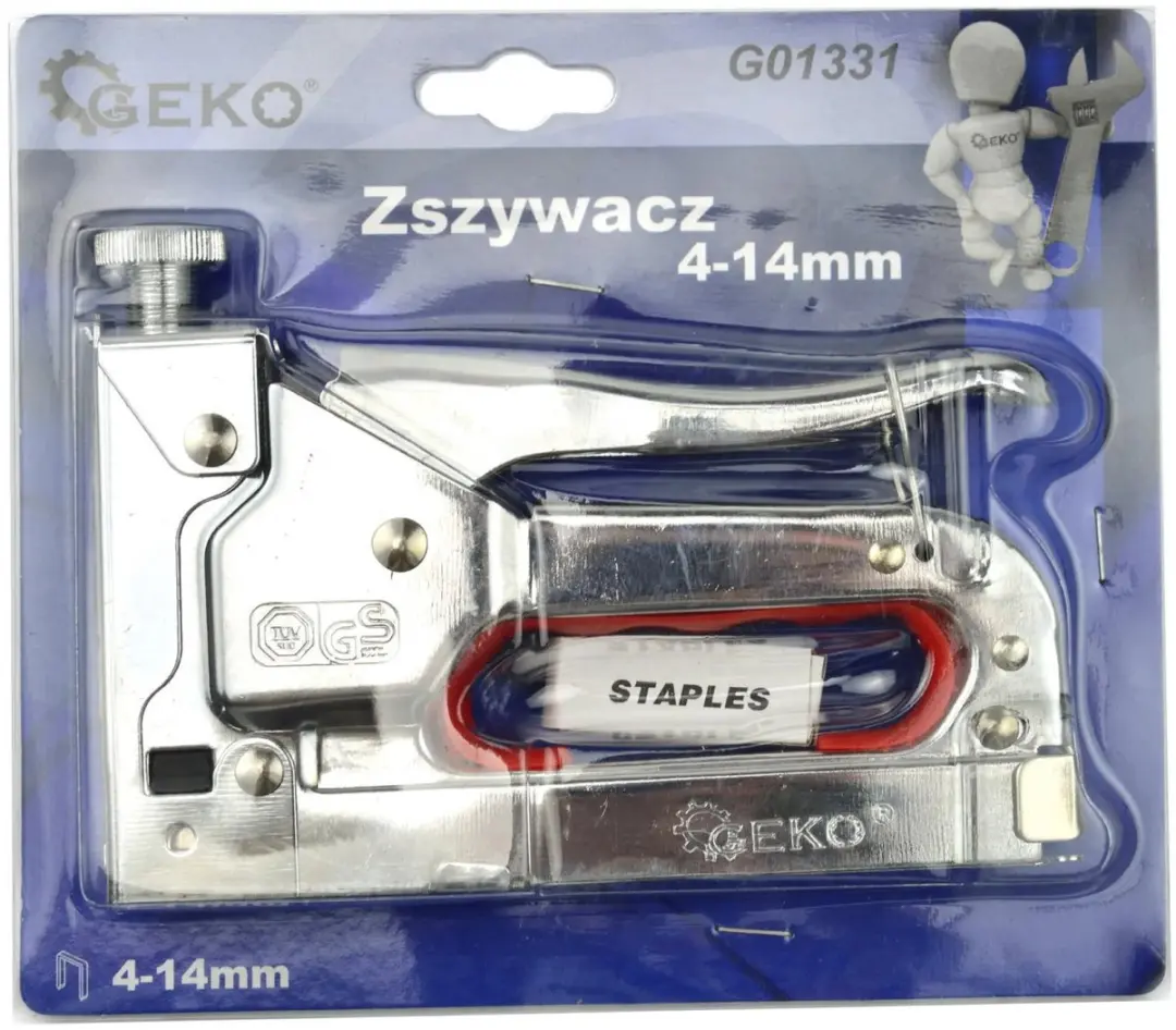 GEKO G01331 Handtacker - Krachtregeling - 4-14mm - afbeelding 2 van 4