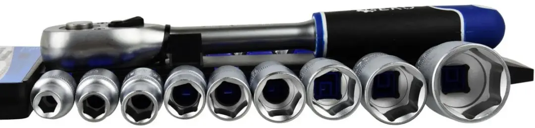 GEKO Dopsleutelset 1/2" - 19-delig - 8-32 mm - afbeelding 6 van 6