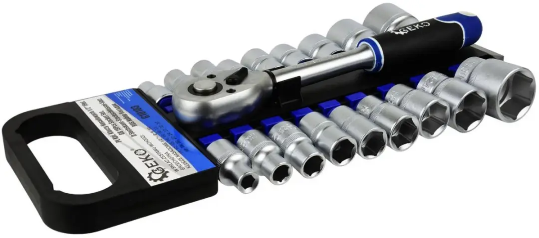GEKO Dopsleutelset 1/2" - 19-delig - 8-32 mm - afbeelding 5 van 6