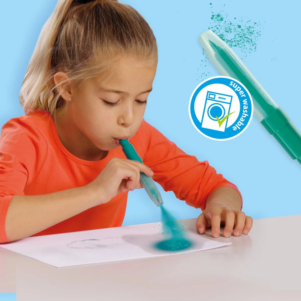 SES Creative Blow Airbrush Pens - 12 Stuks - Pastel - Vanaf 5 jaar