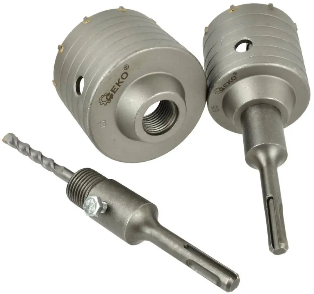 GEKO SDS Plus Holle Hamerboor - 65 en 80 mm - afbeelding 3 van 3