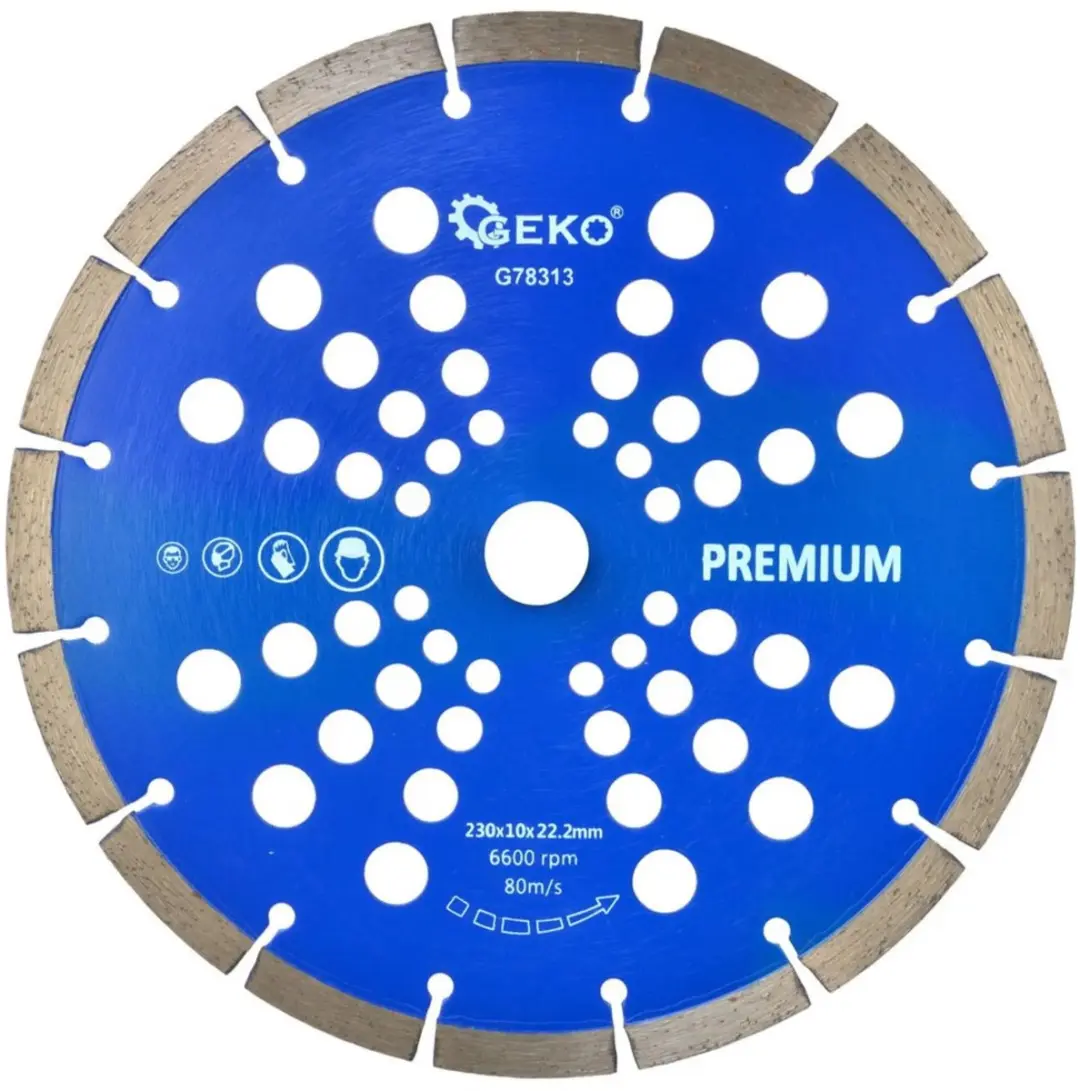 GEKO G78313 Diamant Segmentdoorslijpschijf