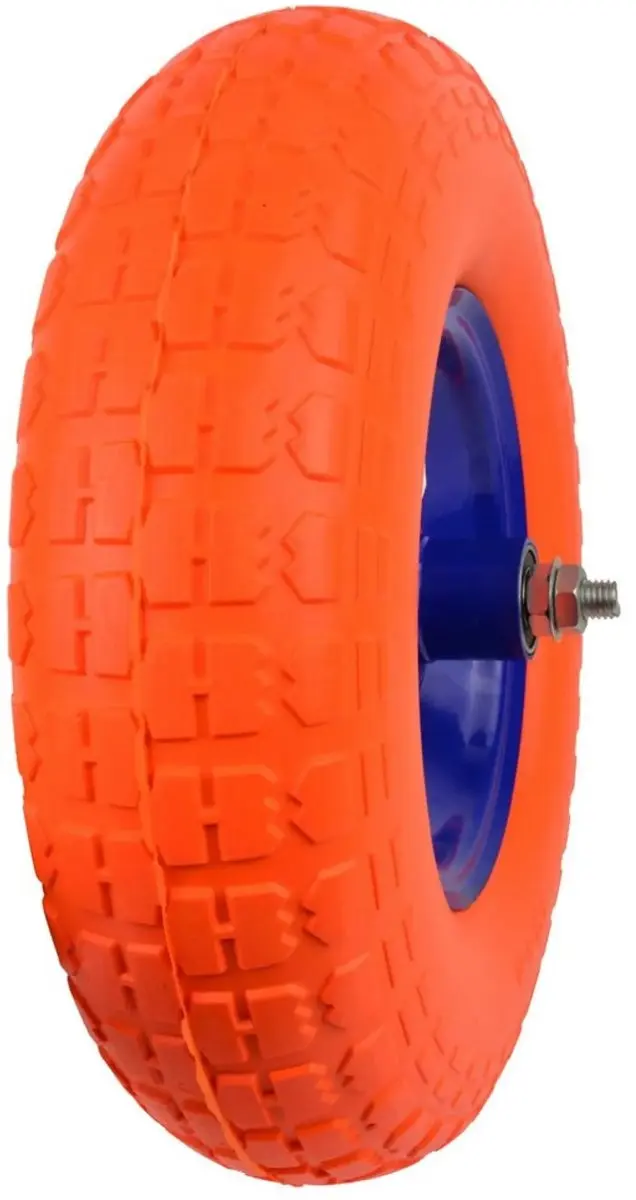 GEKO G71027 Rubberen wiel voor kruiwagen 320x90mm