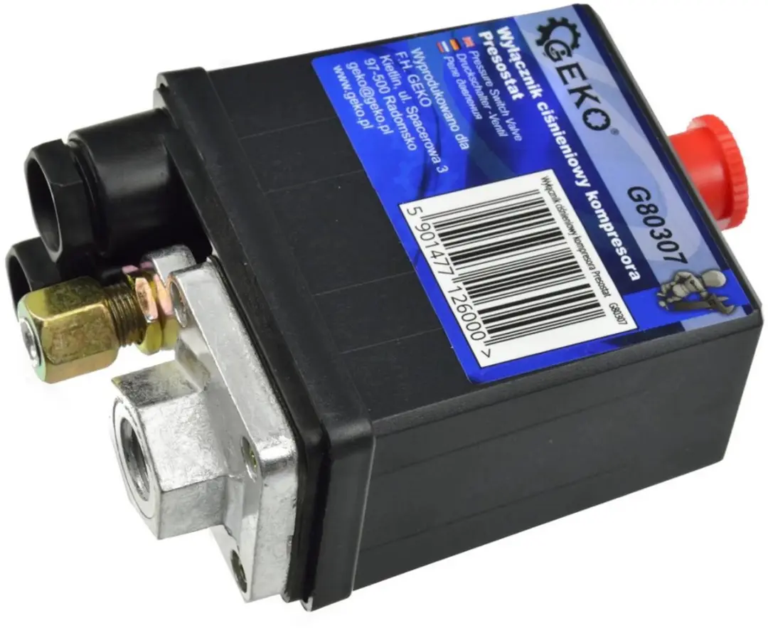 GEKO Drukschakelaar voor compressor - 12 bar - afbeelding 5 van 6