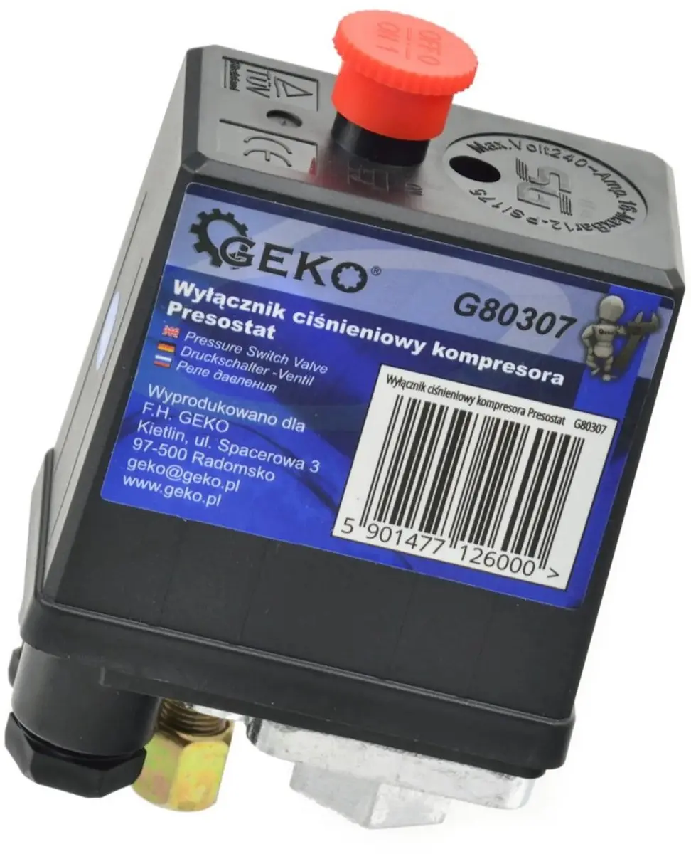 GEKO Drukschakelaar voor compressor