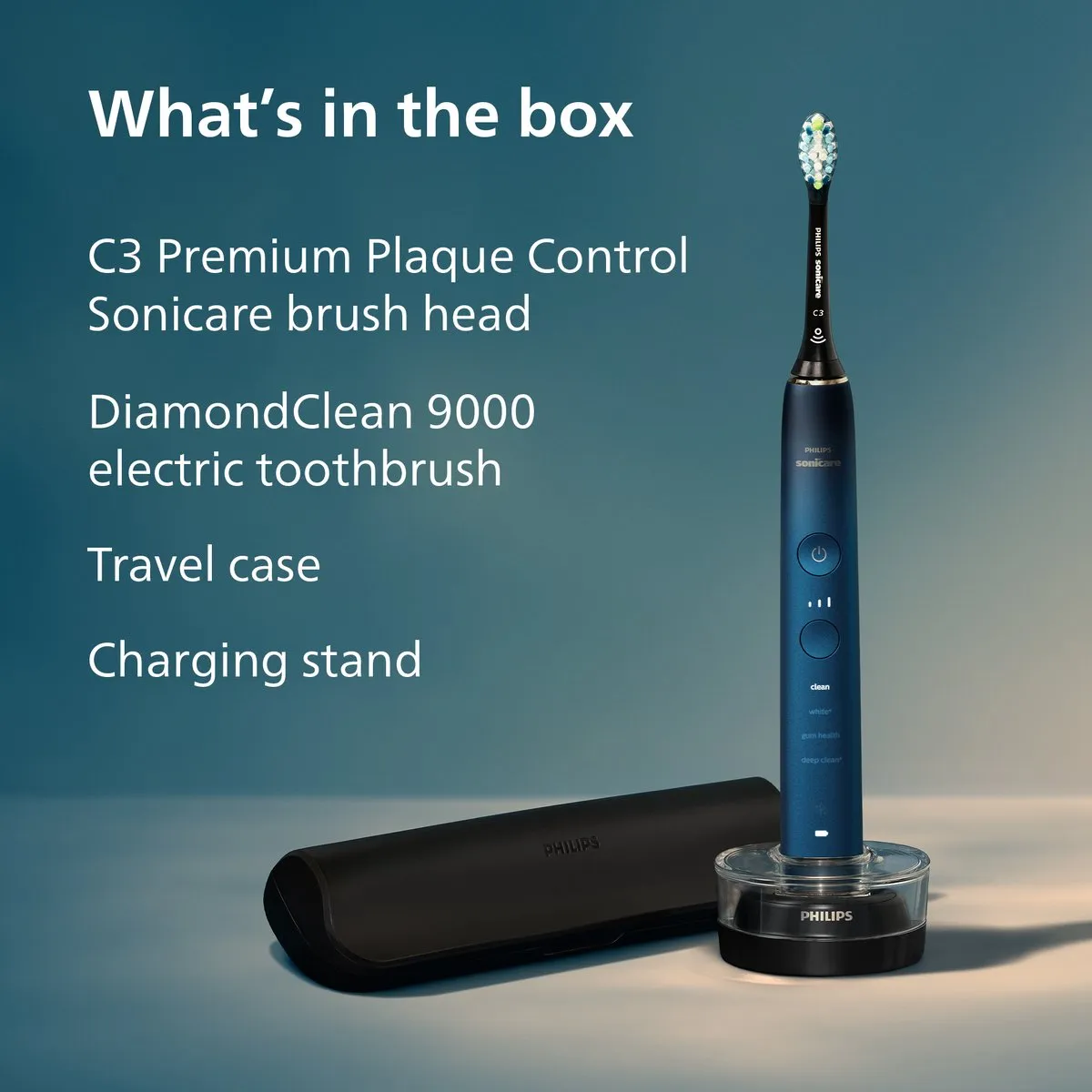 Philips Sonicare DiamondClean HX9911/88 Elektrische Tandenborstel - Aquamarine/Zwart