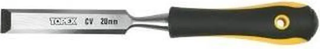 Topex CrV Draaibankbeitel - 20 mm - Tweemateriaal Handgreep - afbeelding 2 van 3