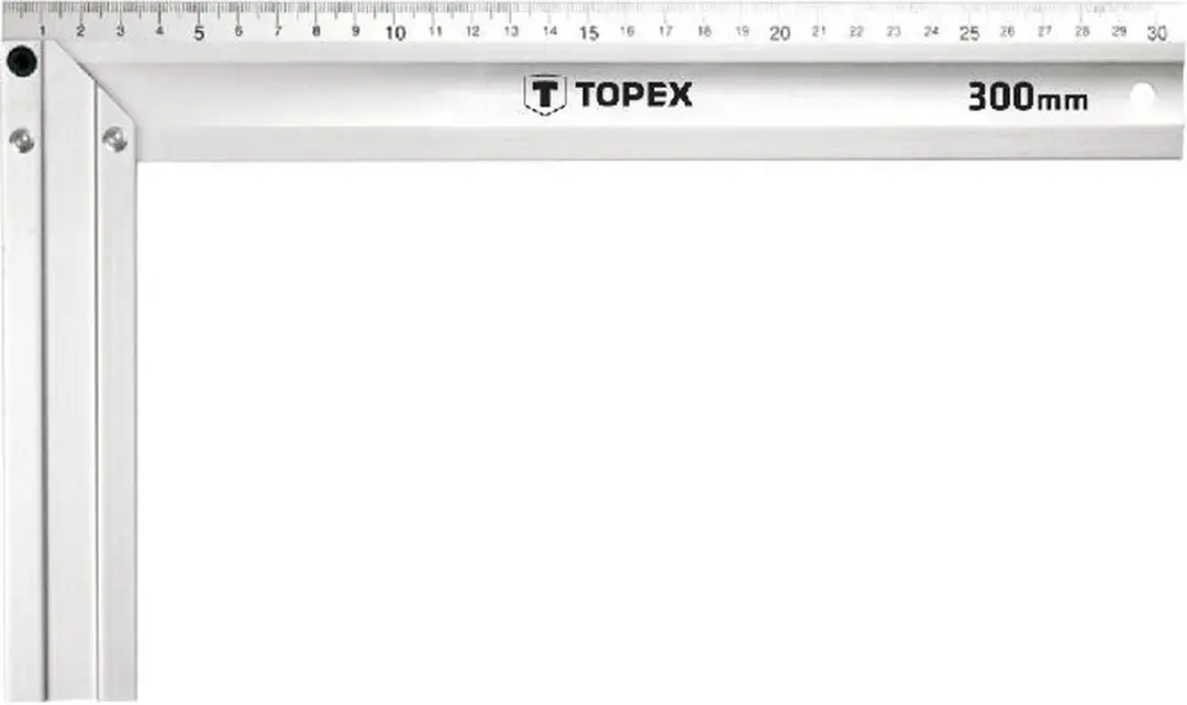 Aluminium Bouwhoek 300x175mm TOPEX