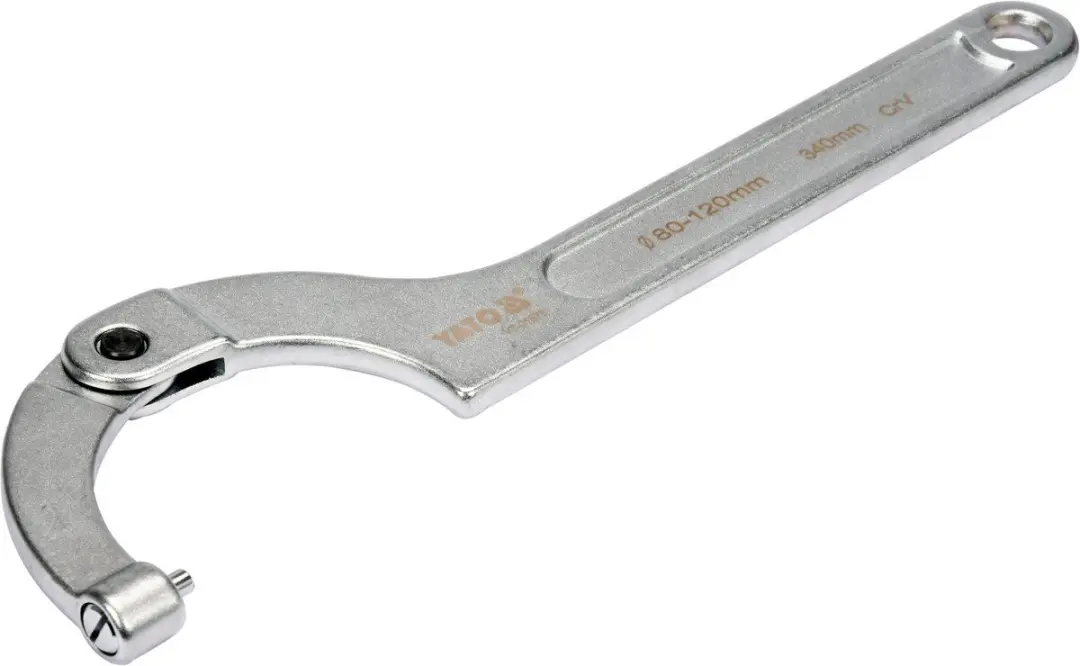 Yato YT-01678 Schroefhaaksleutel 80-120mm - Zilver - afbeelding 2 van 3