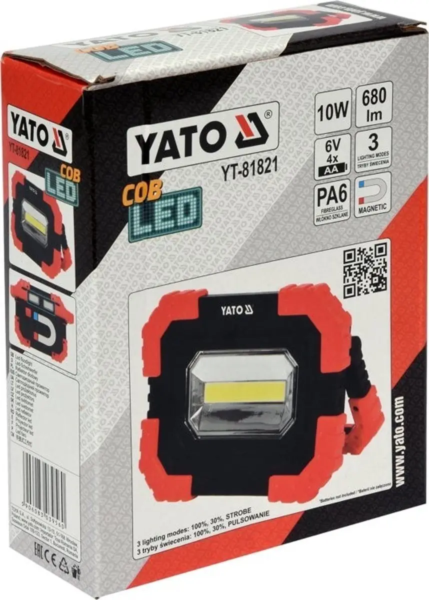 Yato YT-81821 LED Reflector Werklamp - 10W - 680lm - afbeelding 3 van 6