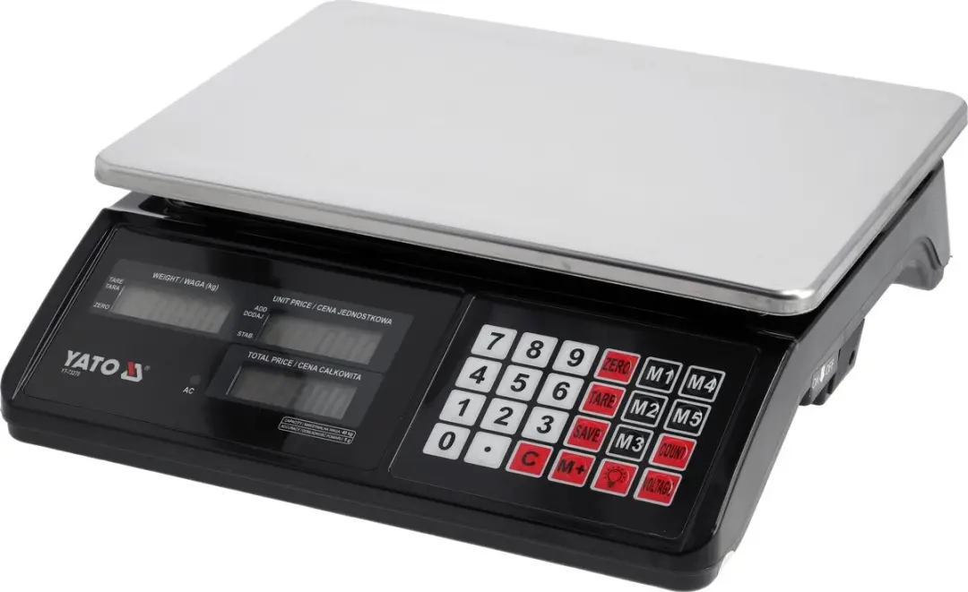 Elektronische Digitale Winkelweegschaal tot 40 kg