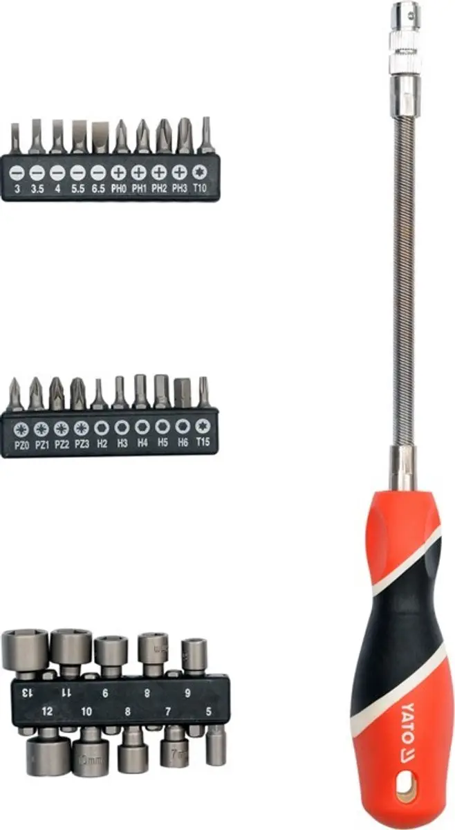 Yato Flexibele Schroevendraaierset YT-25972