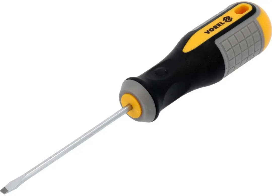 Vorel Platte Schroevendraaier 3x75mm - CrV Staal - afbeelding 3 van 3