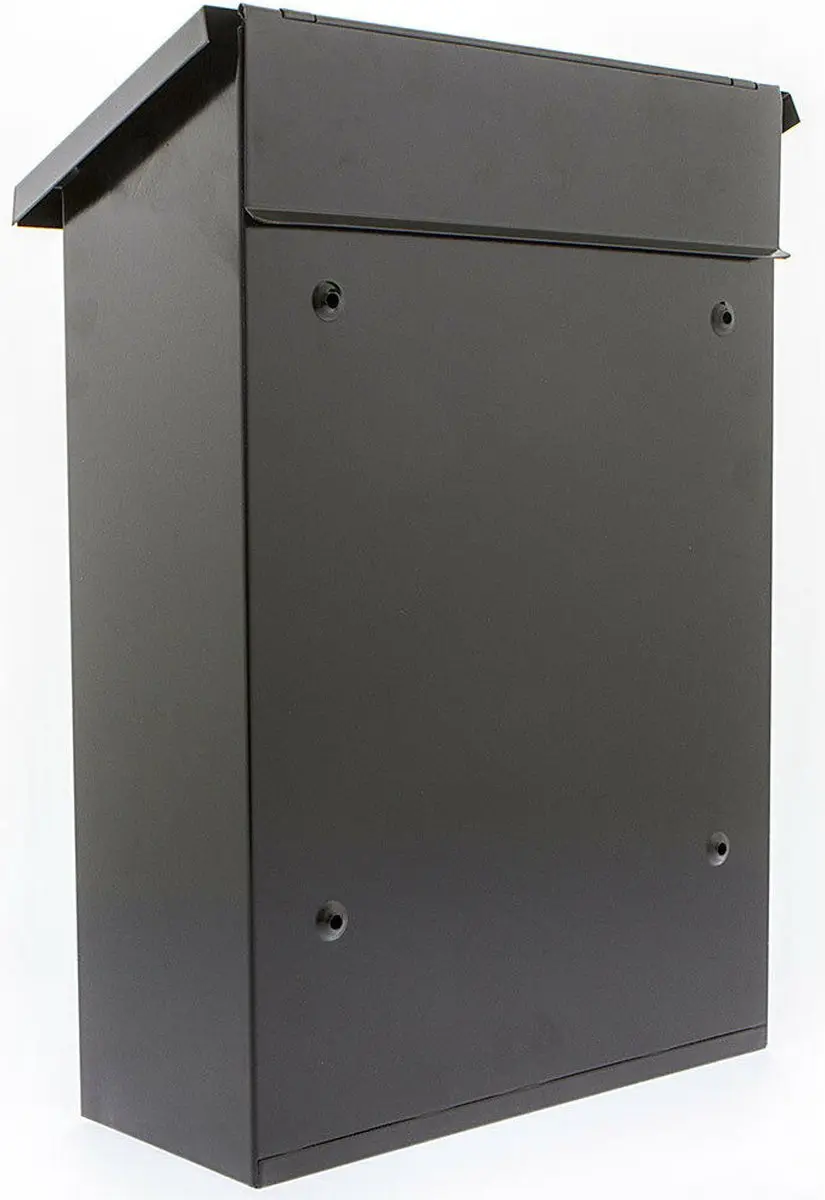 Vorel Sheet Box Brievenbus 400x250x100mm - Zwart - afbeelding 4 van 5