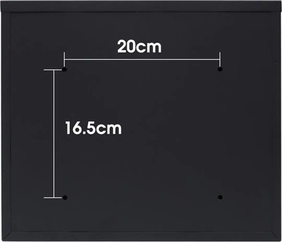 Vorel Brievenbus - 310x360x100mm - Zwart - afbeelding 3 van 6
