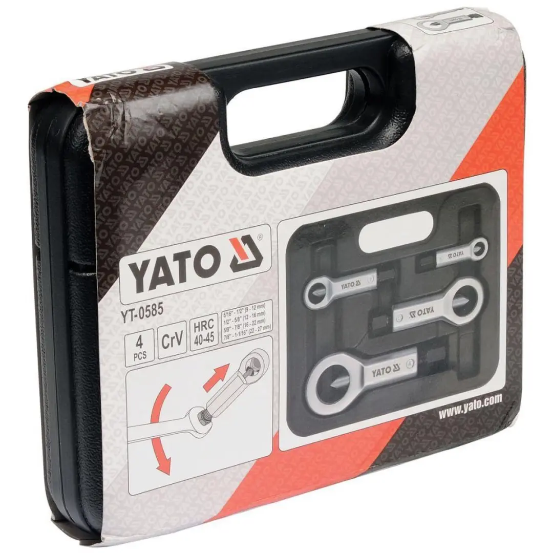Yato YT-0585 Moerensplijterset - 4-delig - afbeelding 2 van 3