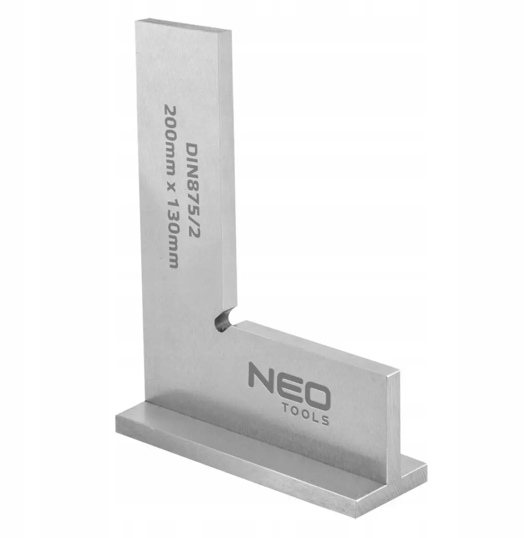 NEO Hoekliniaal met voet DIN875/2 200x130mm
