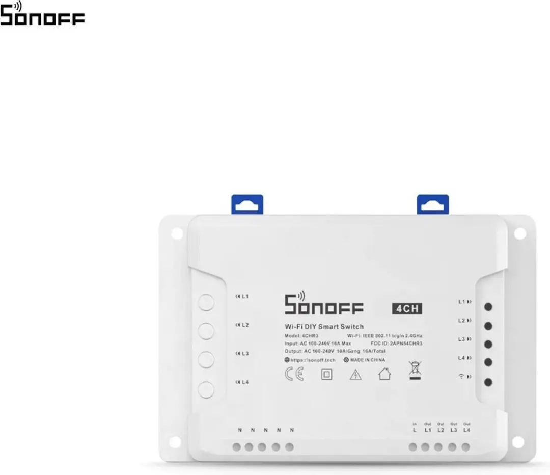 Sonoff 4CHR3 Smart Schakelaar