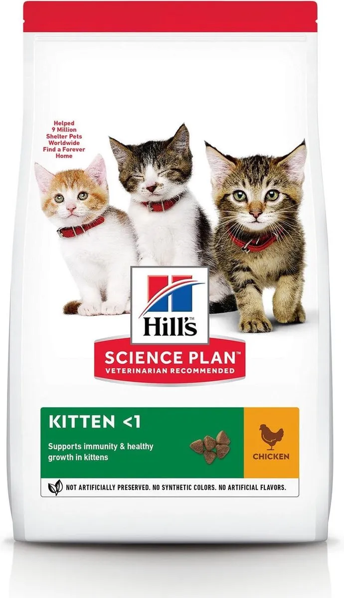 Hill's Feline Kitten Kip Kattenvoer 3kg