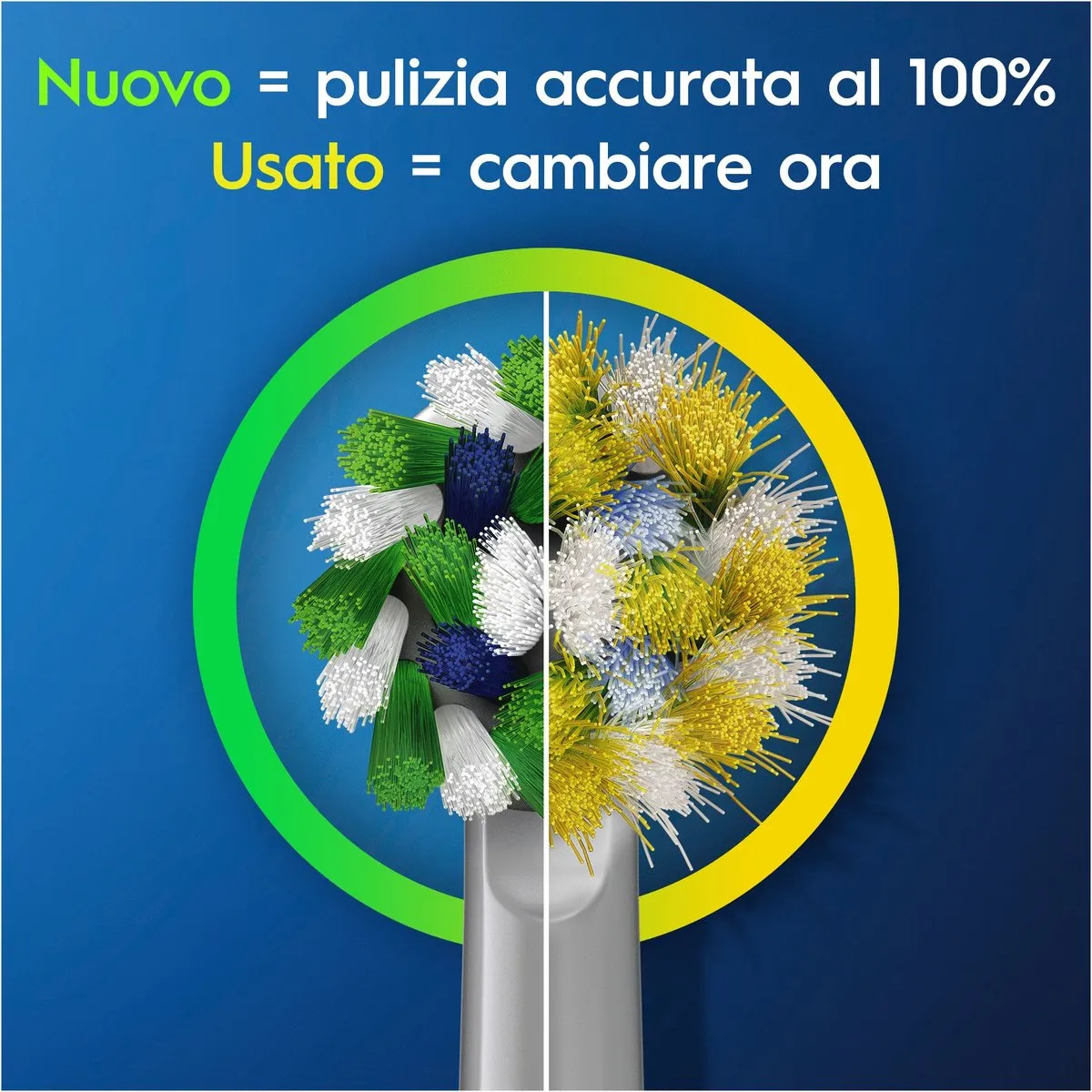 Oral-B CrossAction Opzetborstels 3 Stuks - Wit