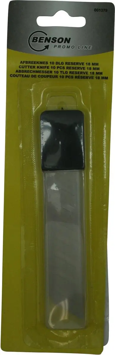 Benson Reserve afbreekmesjes 18mm - 10 stuks - afbeelding 3 van 6