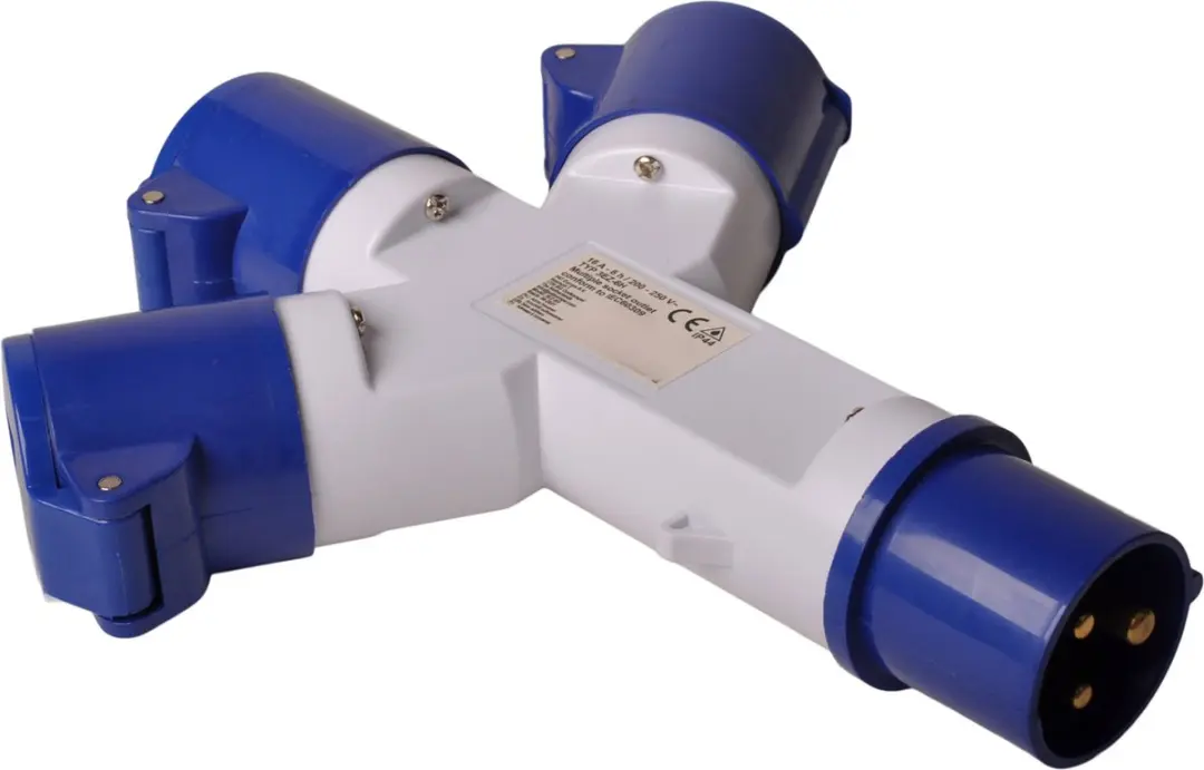 ProPlus CEE 3-weg splitter 16A - IP44 - 230V - afbeelding 4 van 6