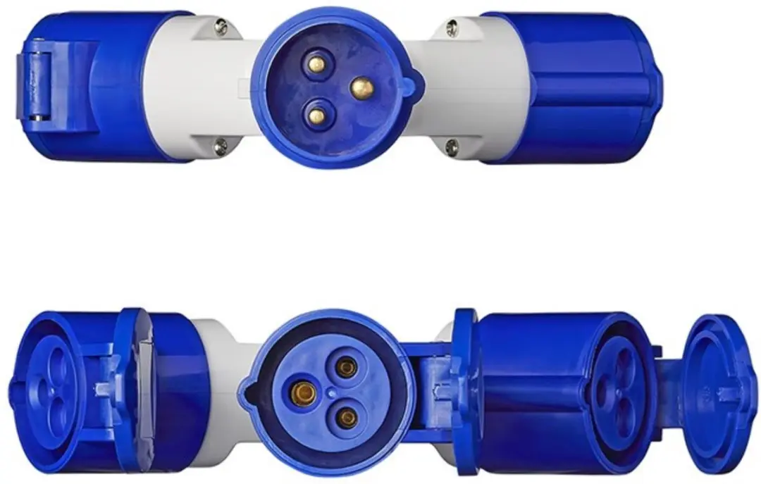 ProPlus CEE 3-weg splitter 16A - IP44 - 230V - afbeelding 2 van 6