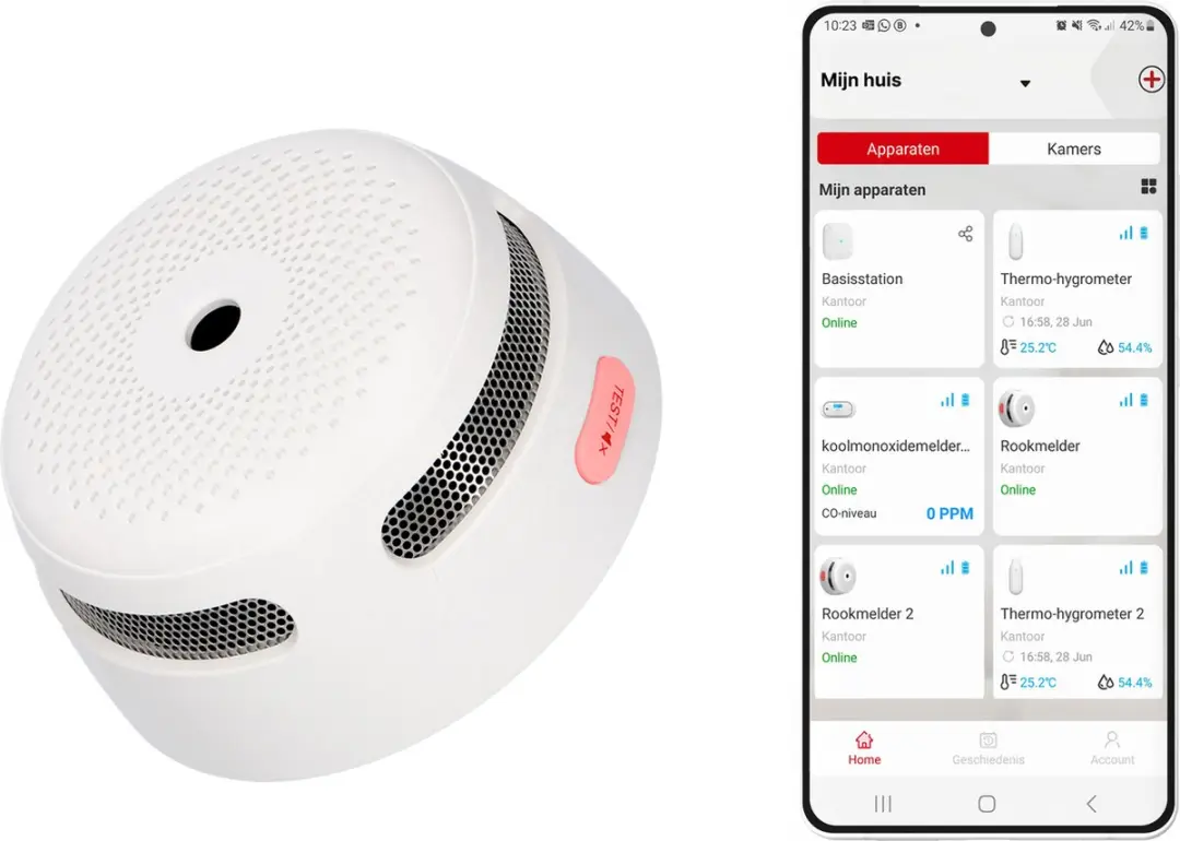 X-Sense XS01-WX Slimme rookmelder met Wifi