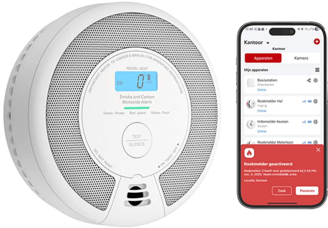 X-Sense SC07-MR Slimme combimelder met WiFi