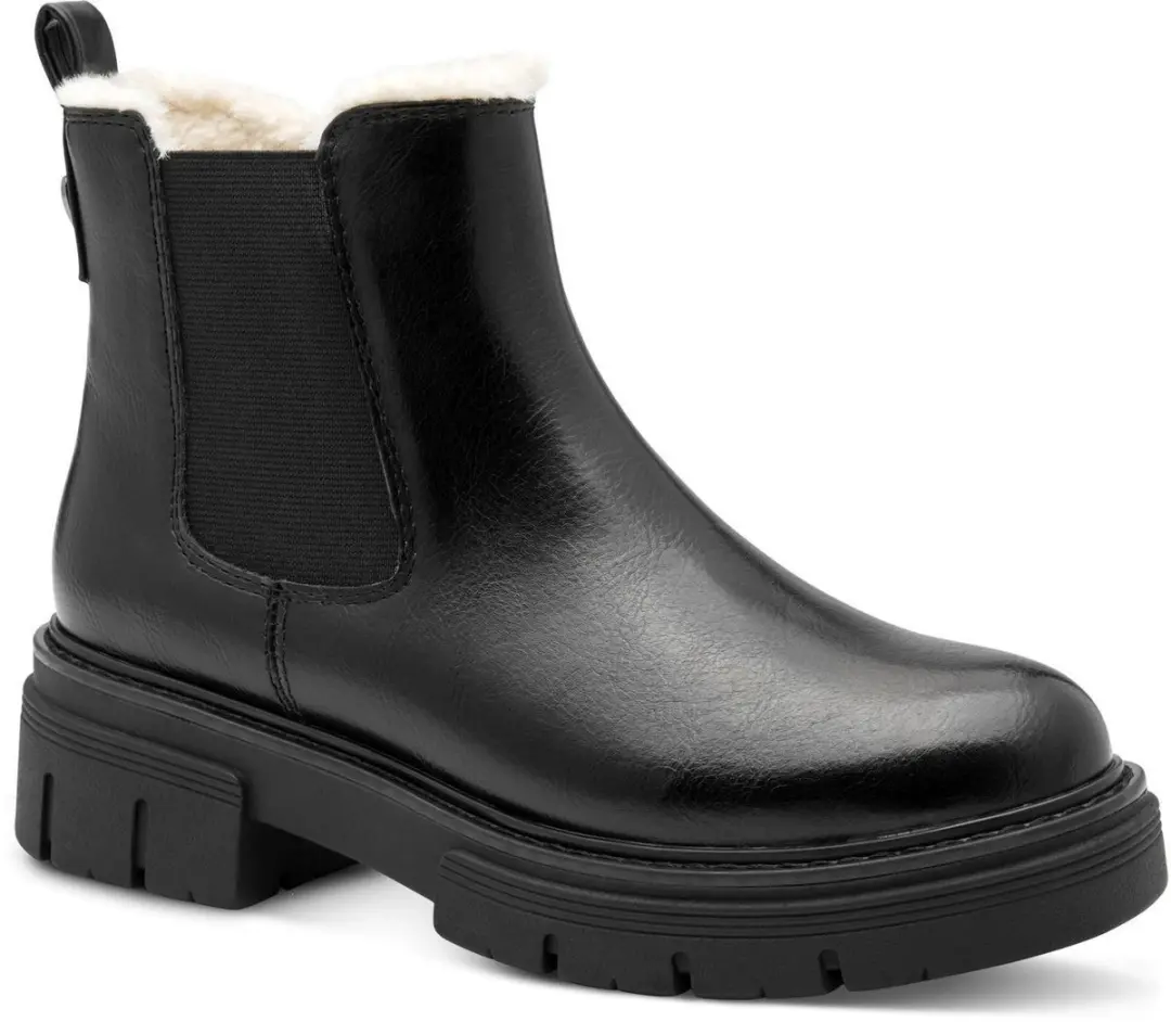 Marco Tozzi Dames Chelseaboot 2-26441-45 001 F-breedte Maat: 40 EU