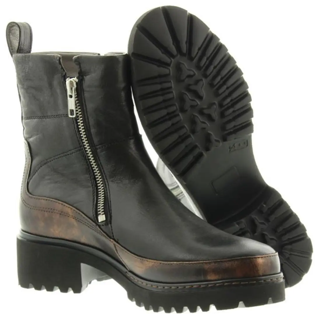 Piedi Nudi Coco Enkellaarzen - Zwart Antraciet - 39 - afbeelding 6 van 6