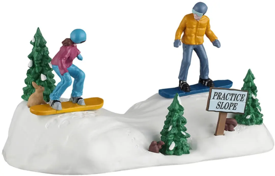 Lemax Snowboarding Practice Kerstdorp Figuur