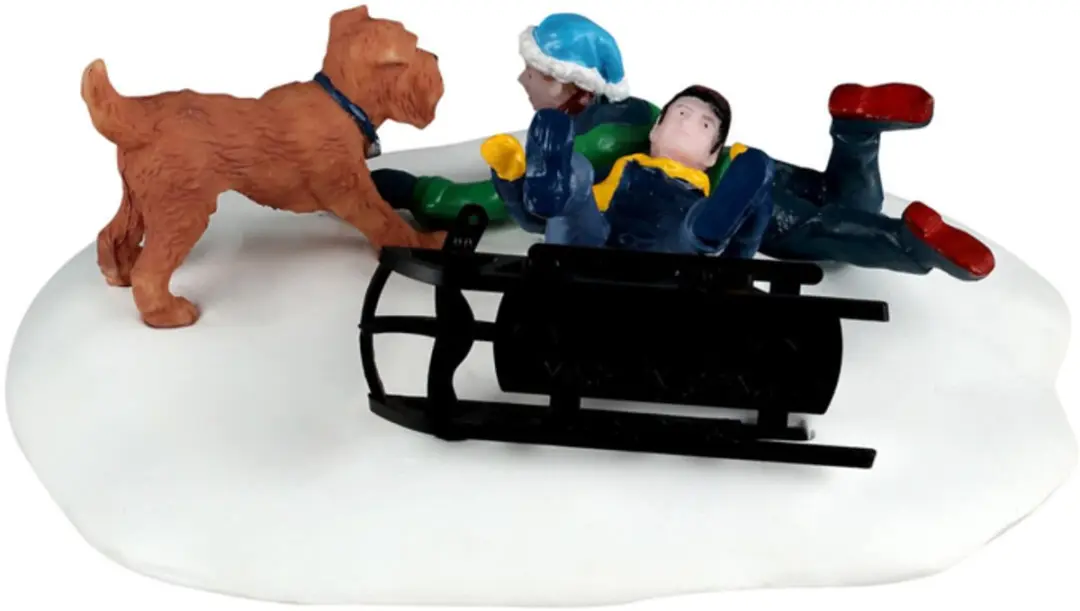 Lemax Winter Wipeout Kerstdorp Tafereel - afbeelding 3 van 4