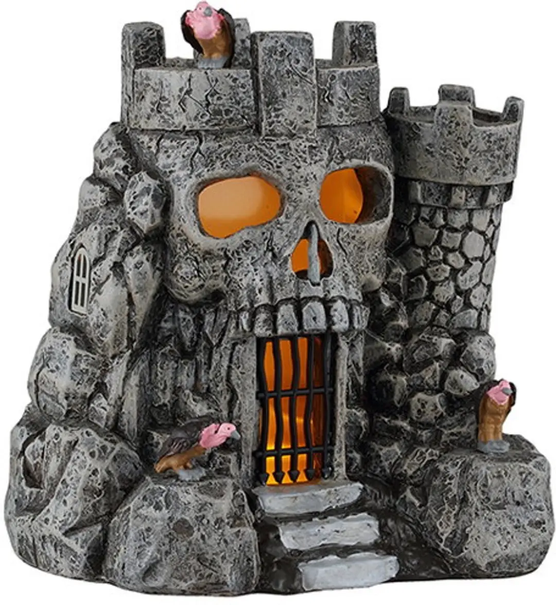 Lemax Spooky Town Skull Castle Ornament