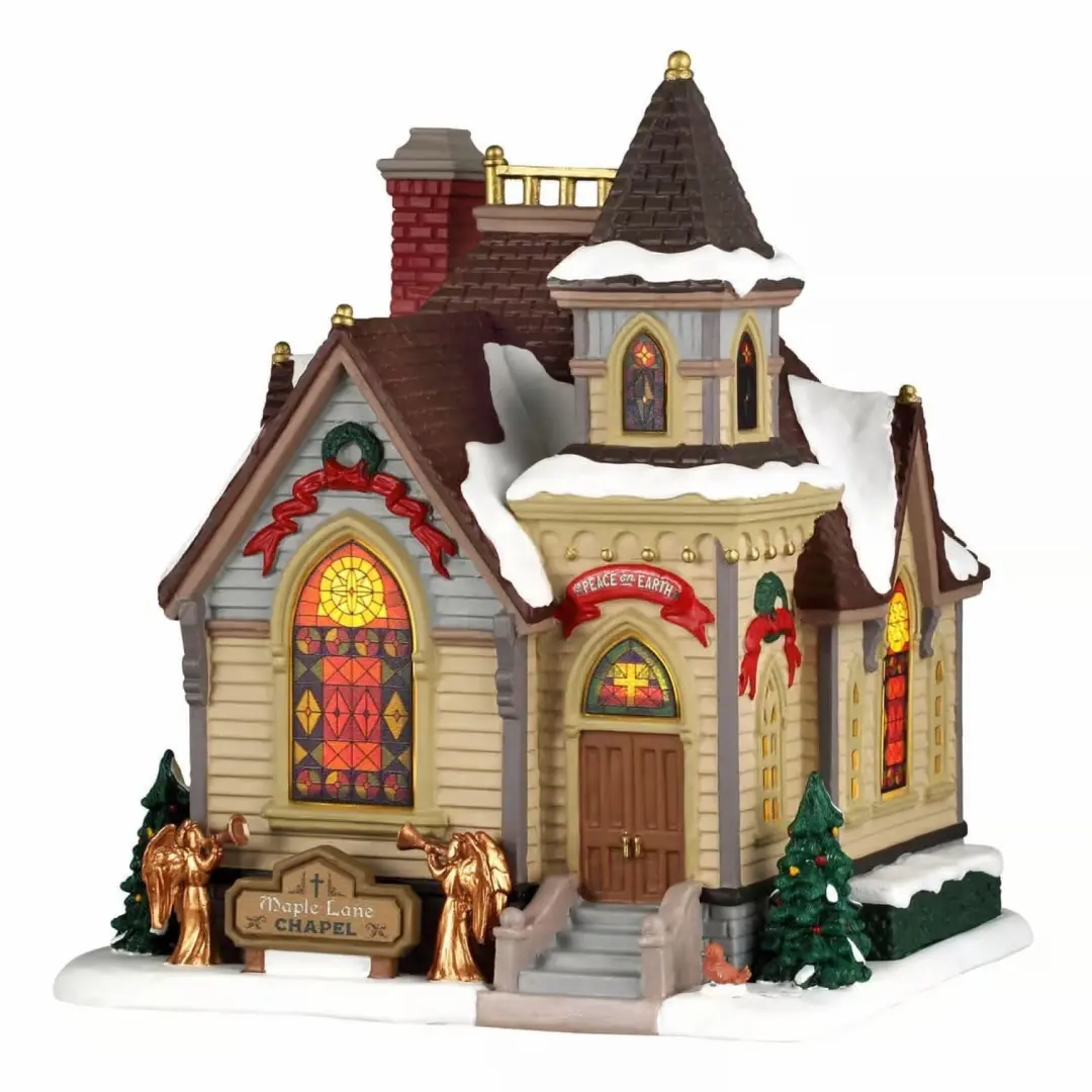 Lemax Maple Lane Chapel - Meerkleurig - afbeelding 3 van 4