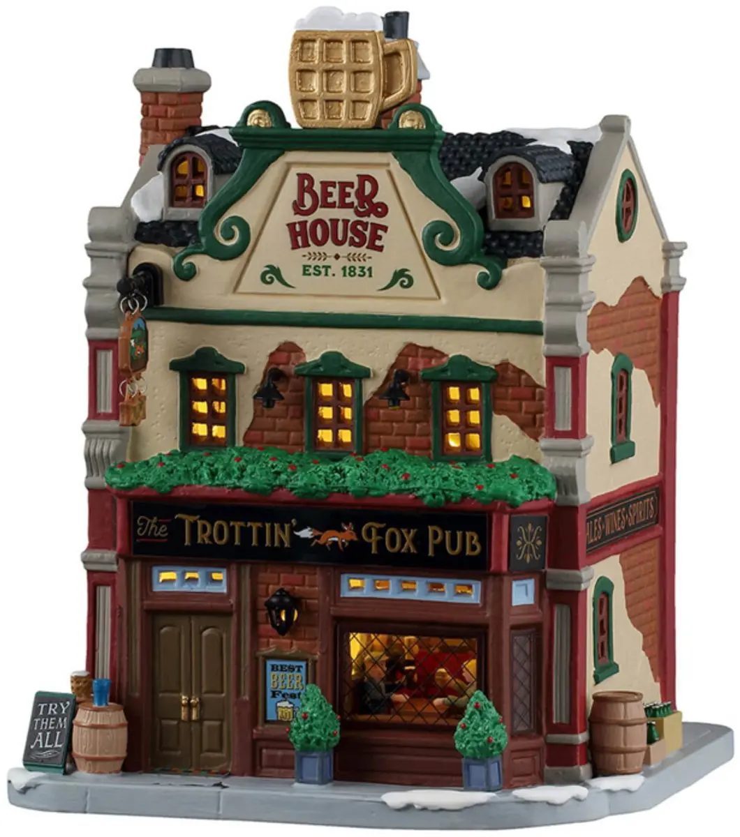 Lemax Trottin' Fox Pub
