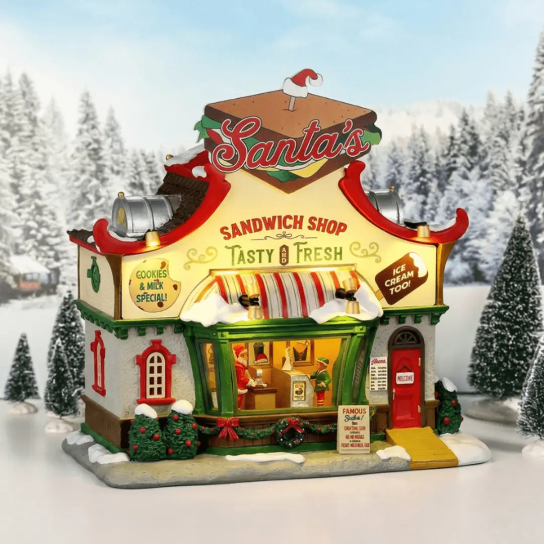 Lemax Santa's Sandwich Shop - afbeelding 4 van 4