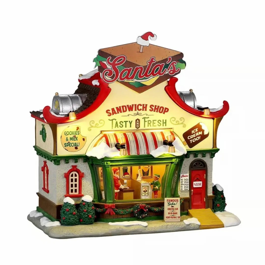Lemax Santa's Sandwich Shop